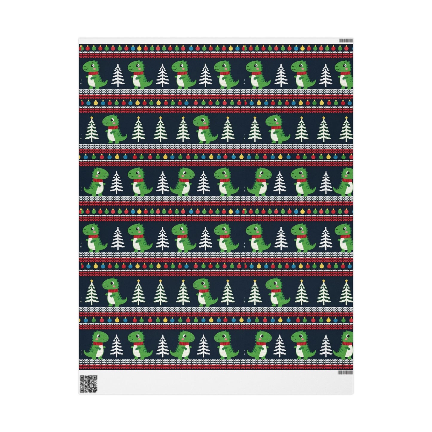 Knitted Dino (Wrapping Papper)