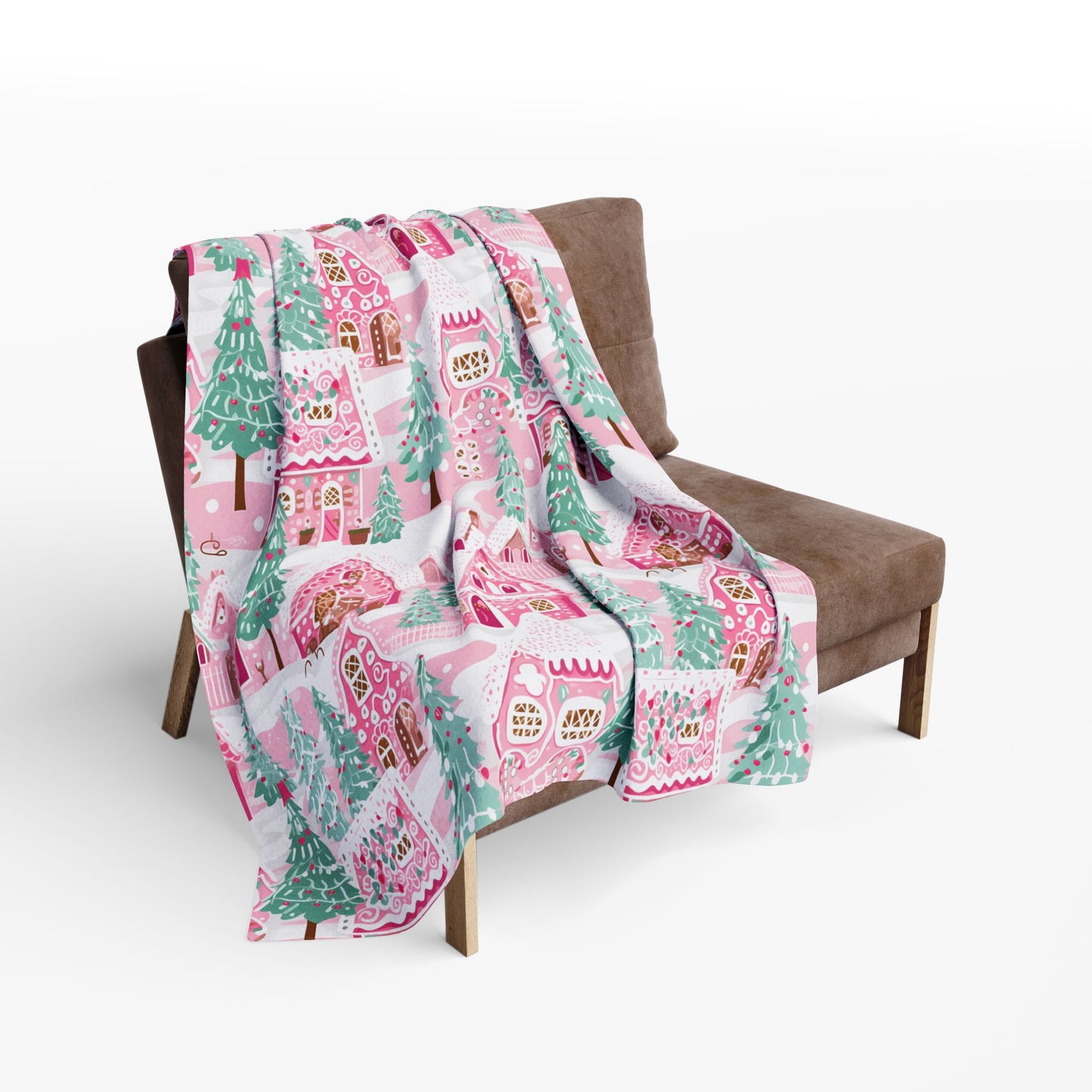 Sugarplum Christmas Town Blanket