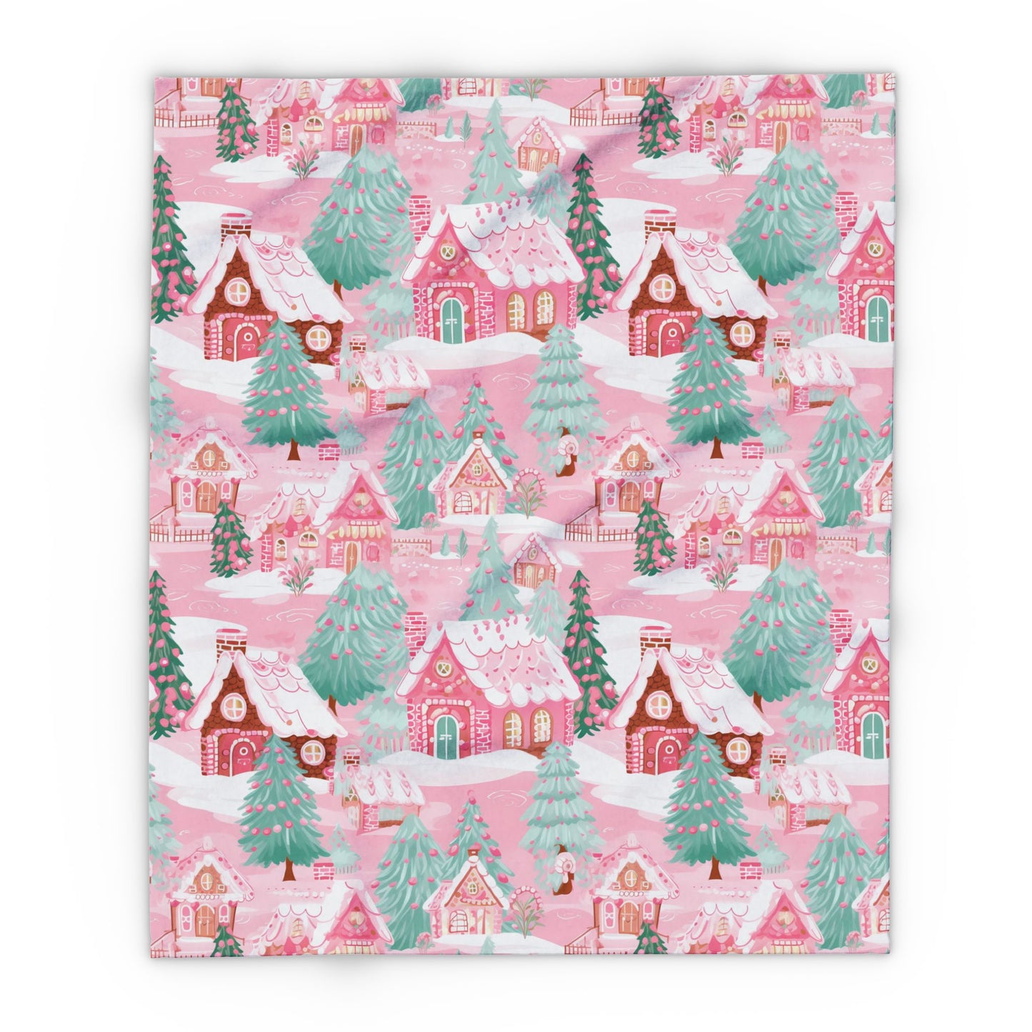 Peppermint Pink Village Blanket