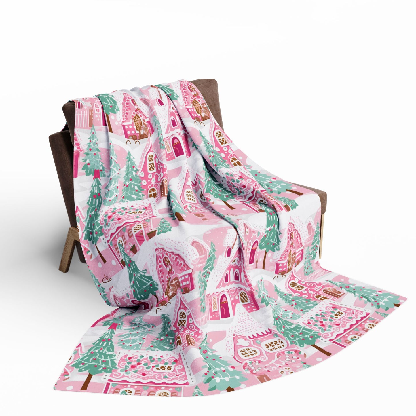 Sugarplum Christmas Town Blanket