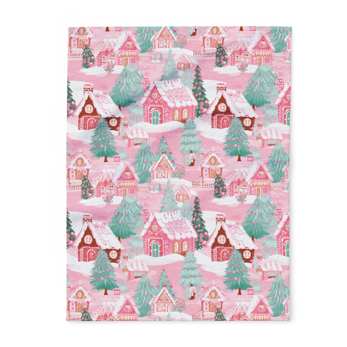 Peppermint Pink Village Blanket