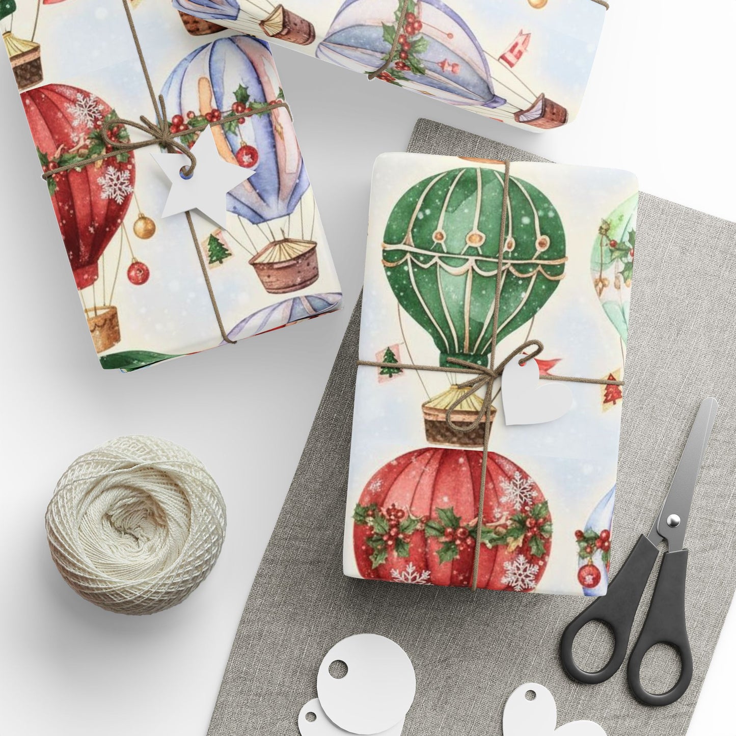 Whimsical Winter Balloons (Wrapping Papper)