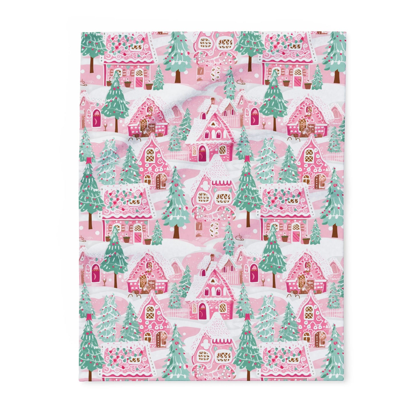 Sugarplum Christmas Town Blanket