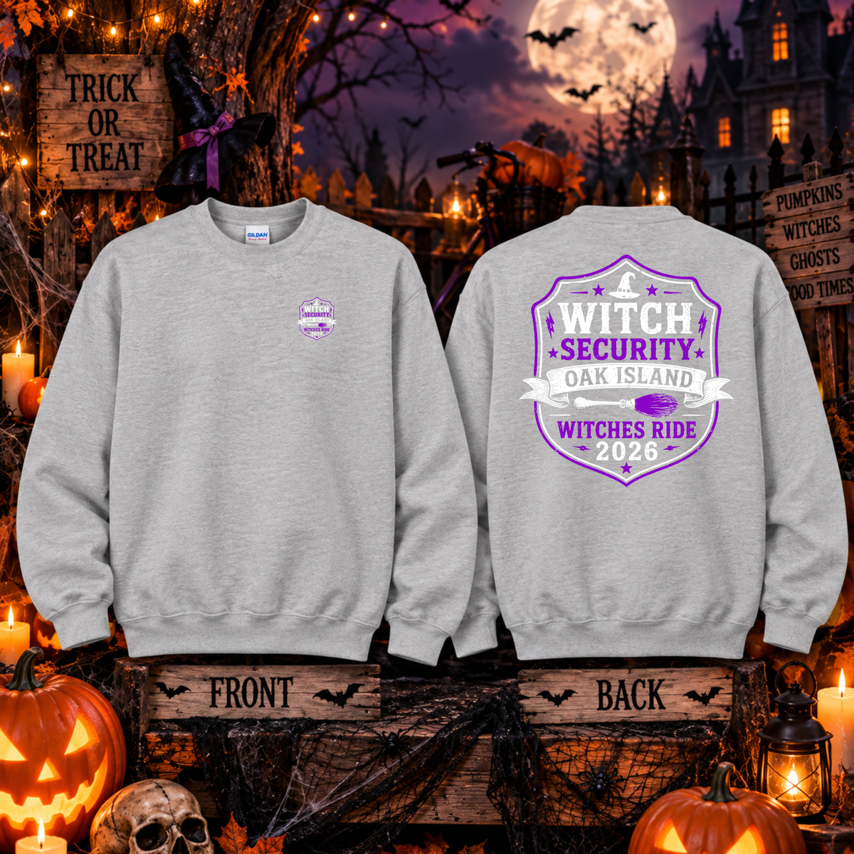 Official Oak Island Witch Security Sweatshirt 2026