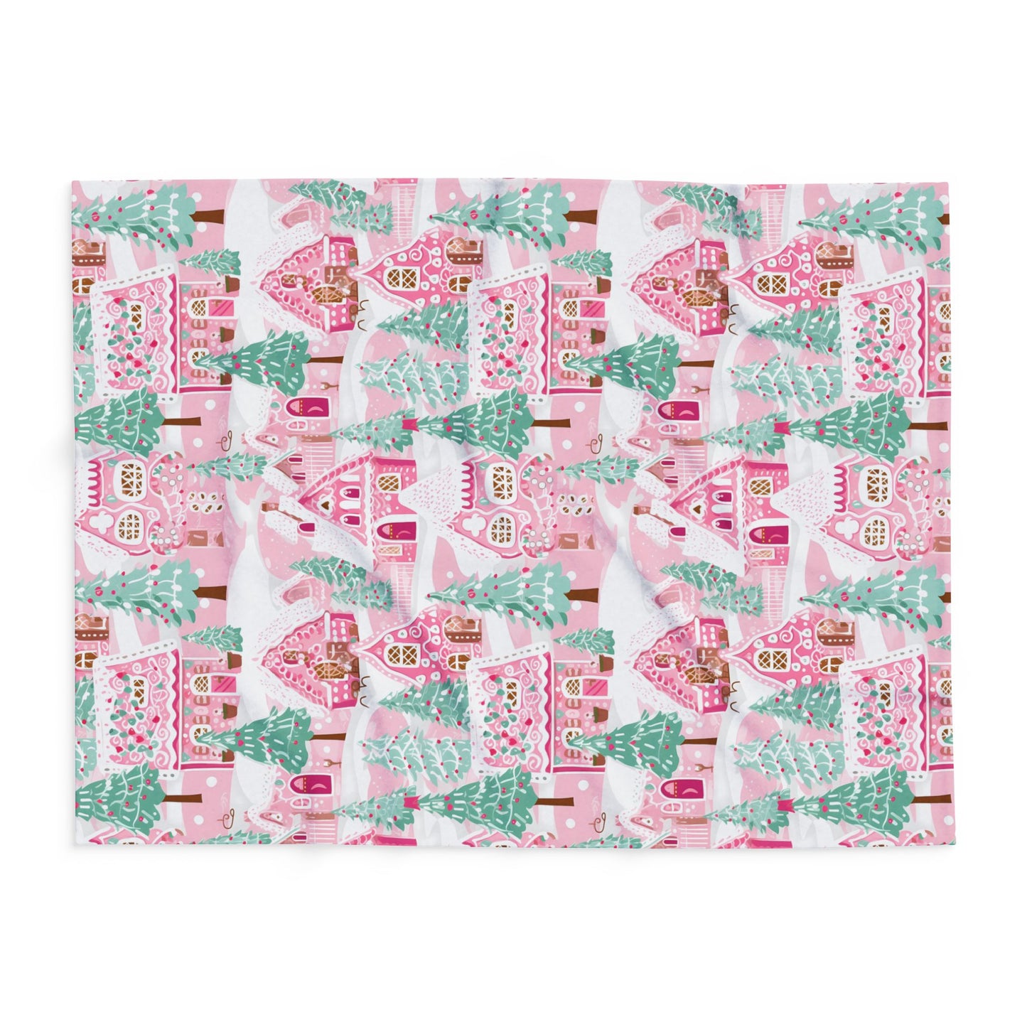 Sugarplum Christmas Town Blanket