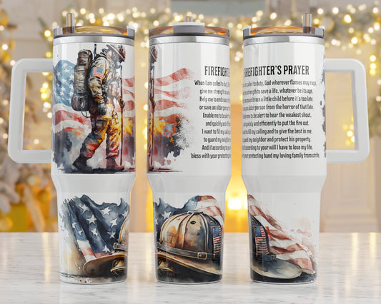 40oz Firemans Prayer