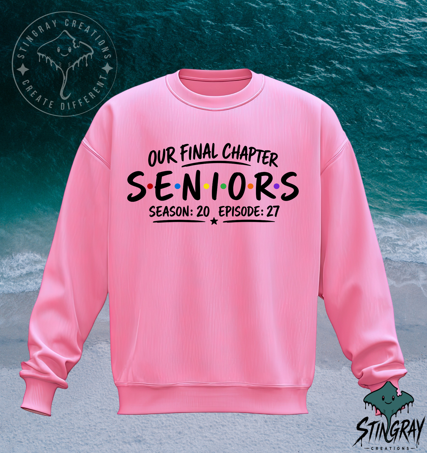 Our Final Chapter Seniors Class of 2027 T Shirt & Crewneck Sweatshirt
