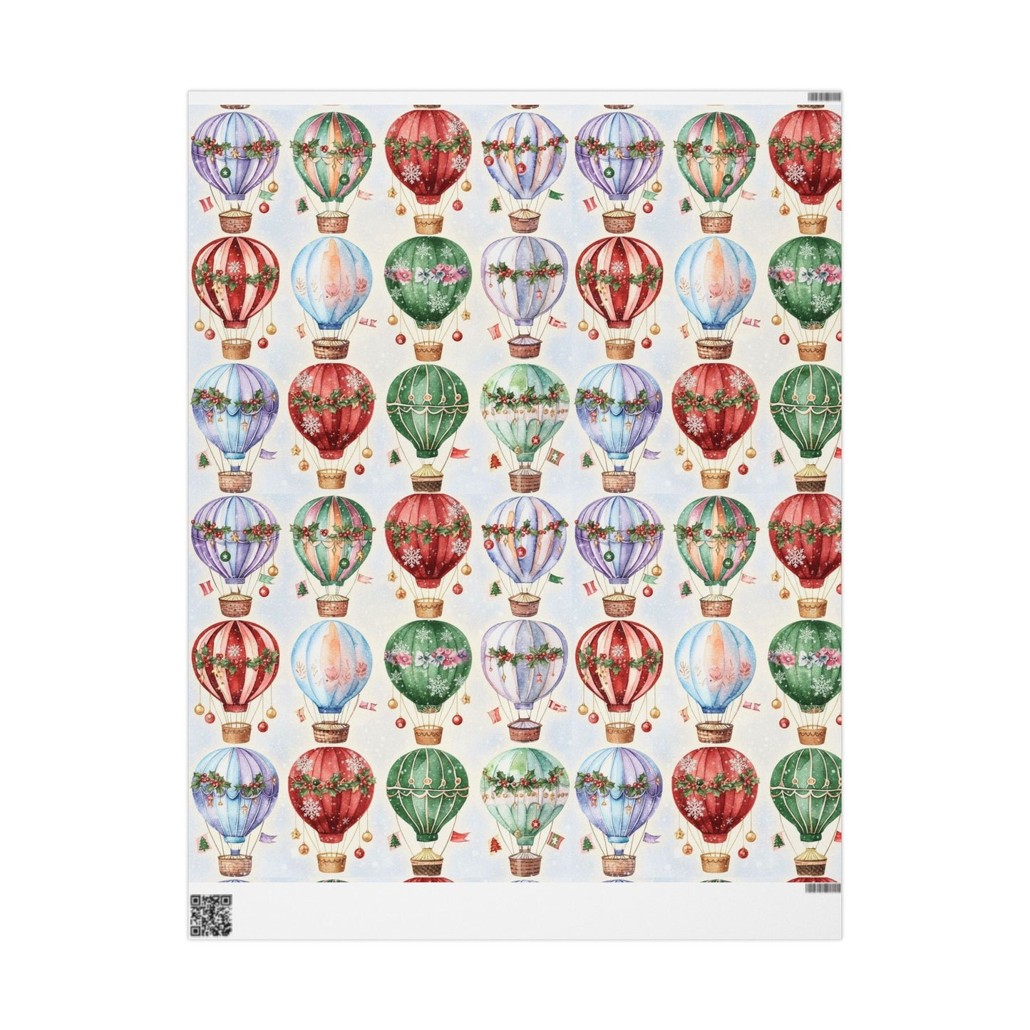 Whimsical Winter Balloons (Wrapping Papper)