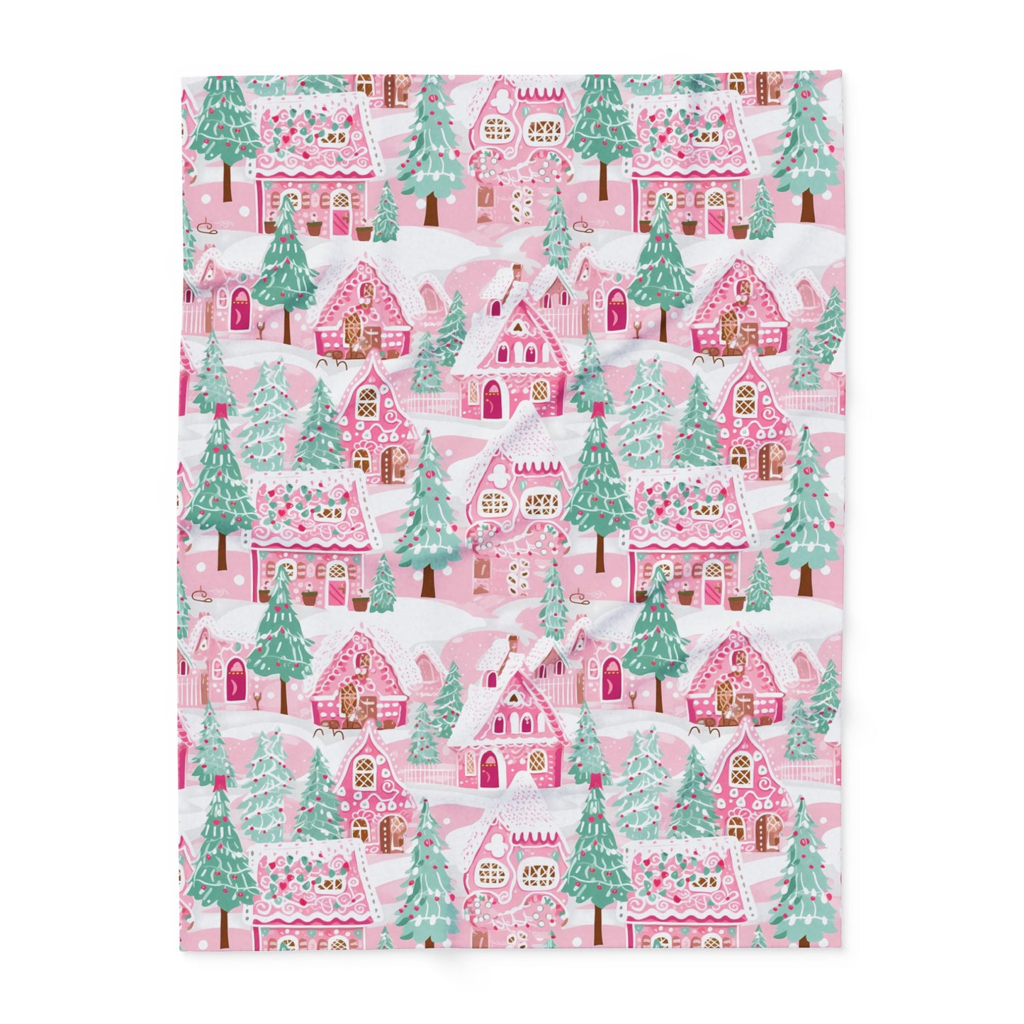 Sugarplum Christmas Town Blanket