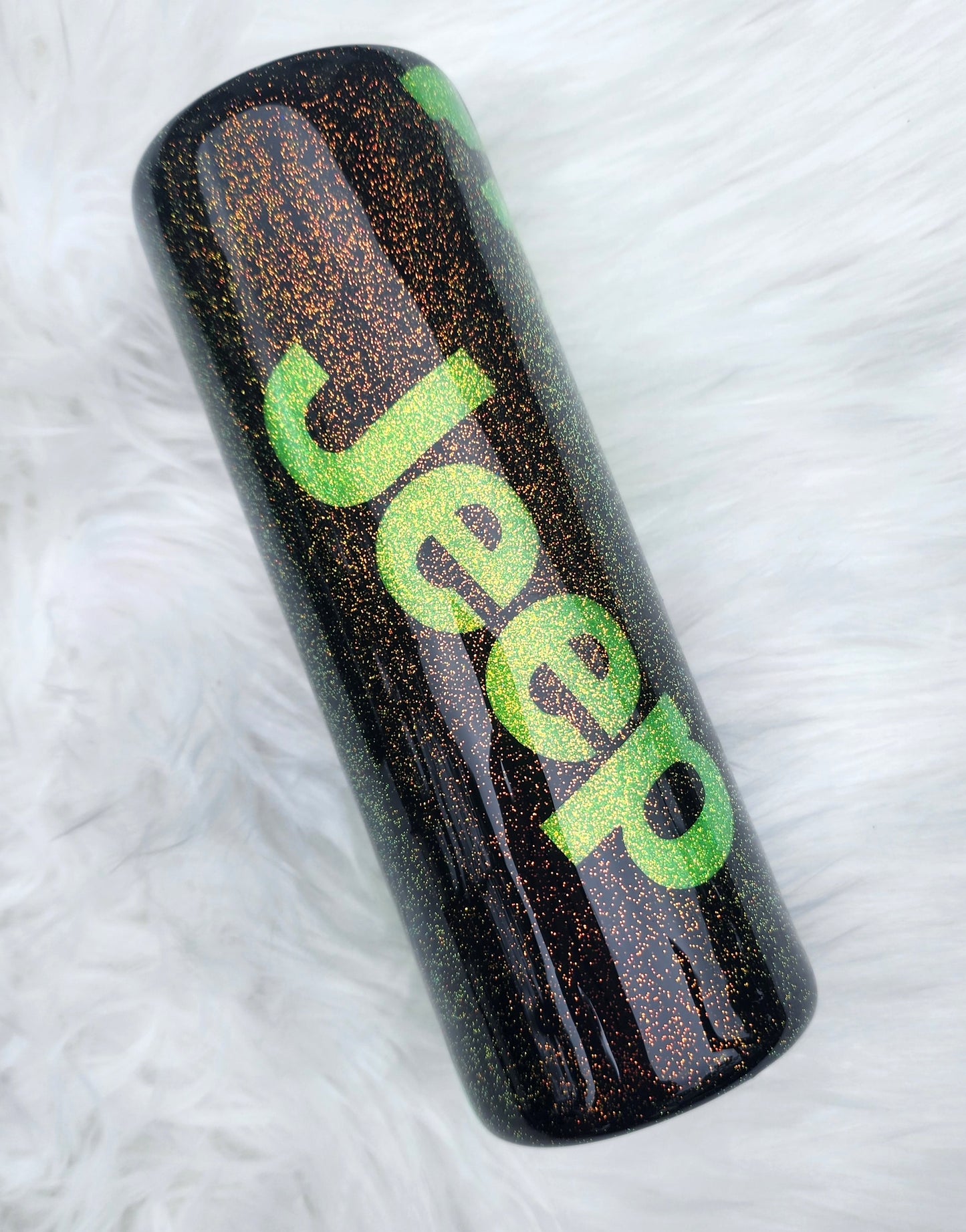 Glitter Jeep Tumbler