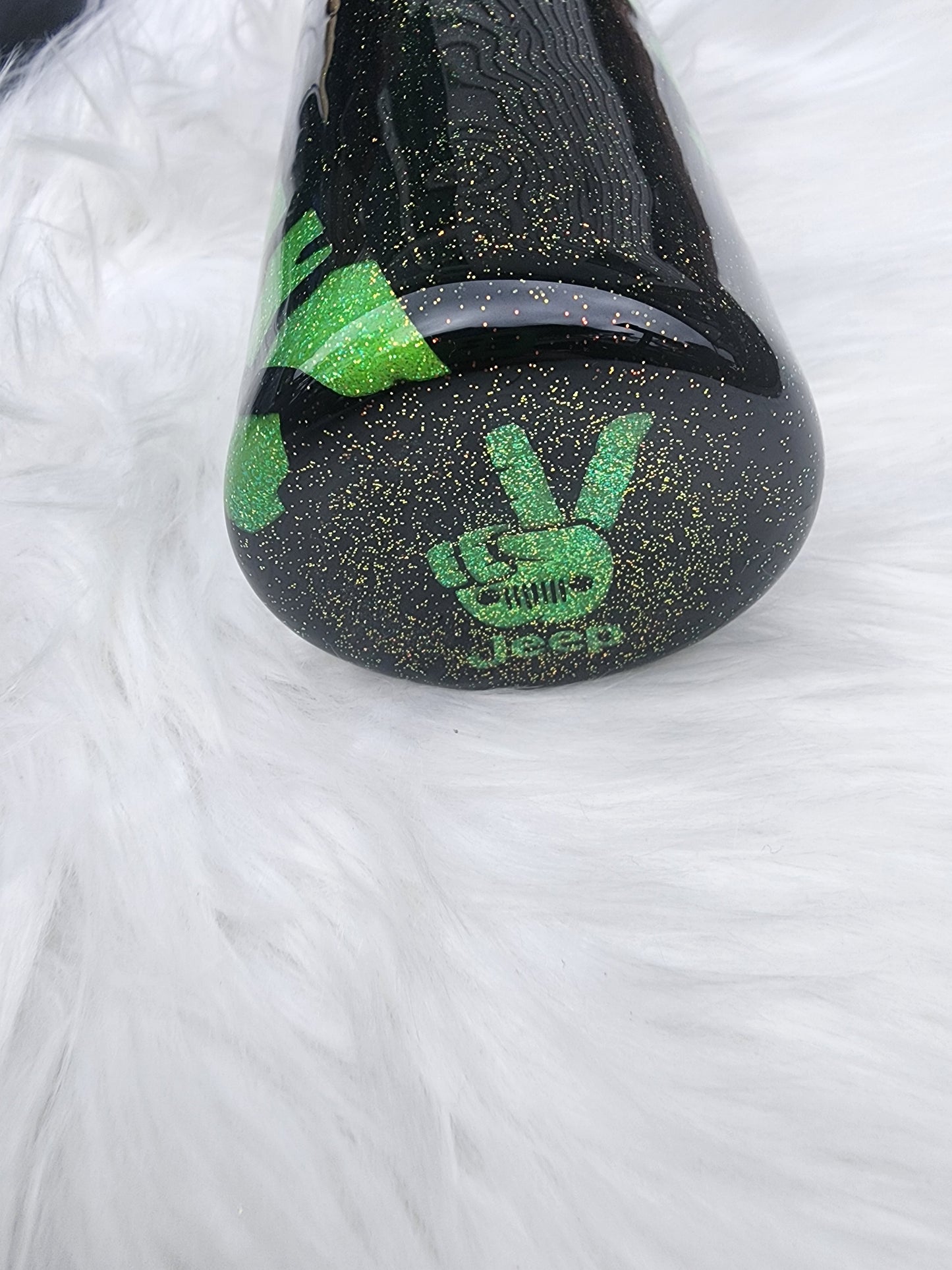 Glitter Jeep Tumbler