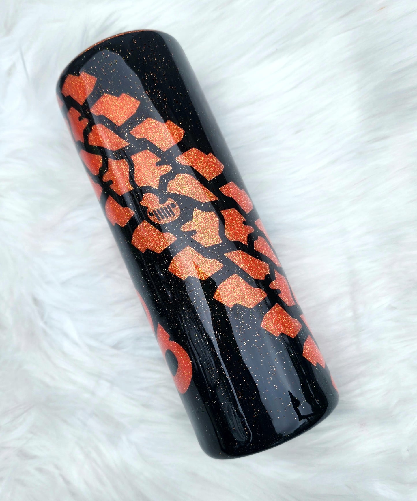 Glitter Jeep Tumbler