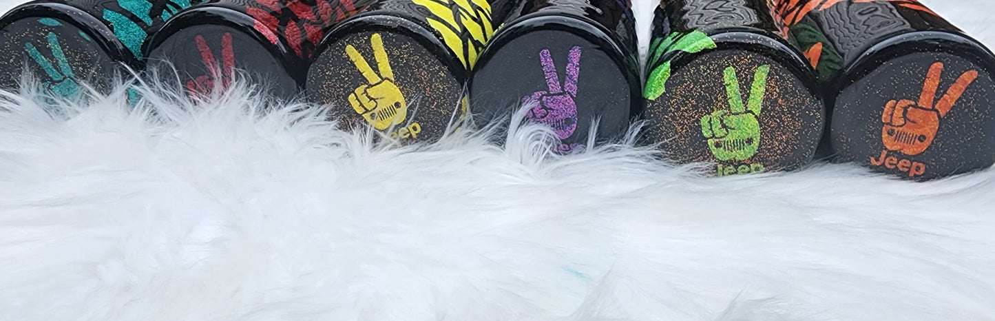 Glitter Jeep Tumbler