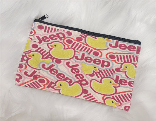 Small makeup canvas Pouch