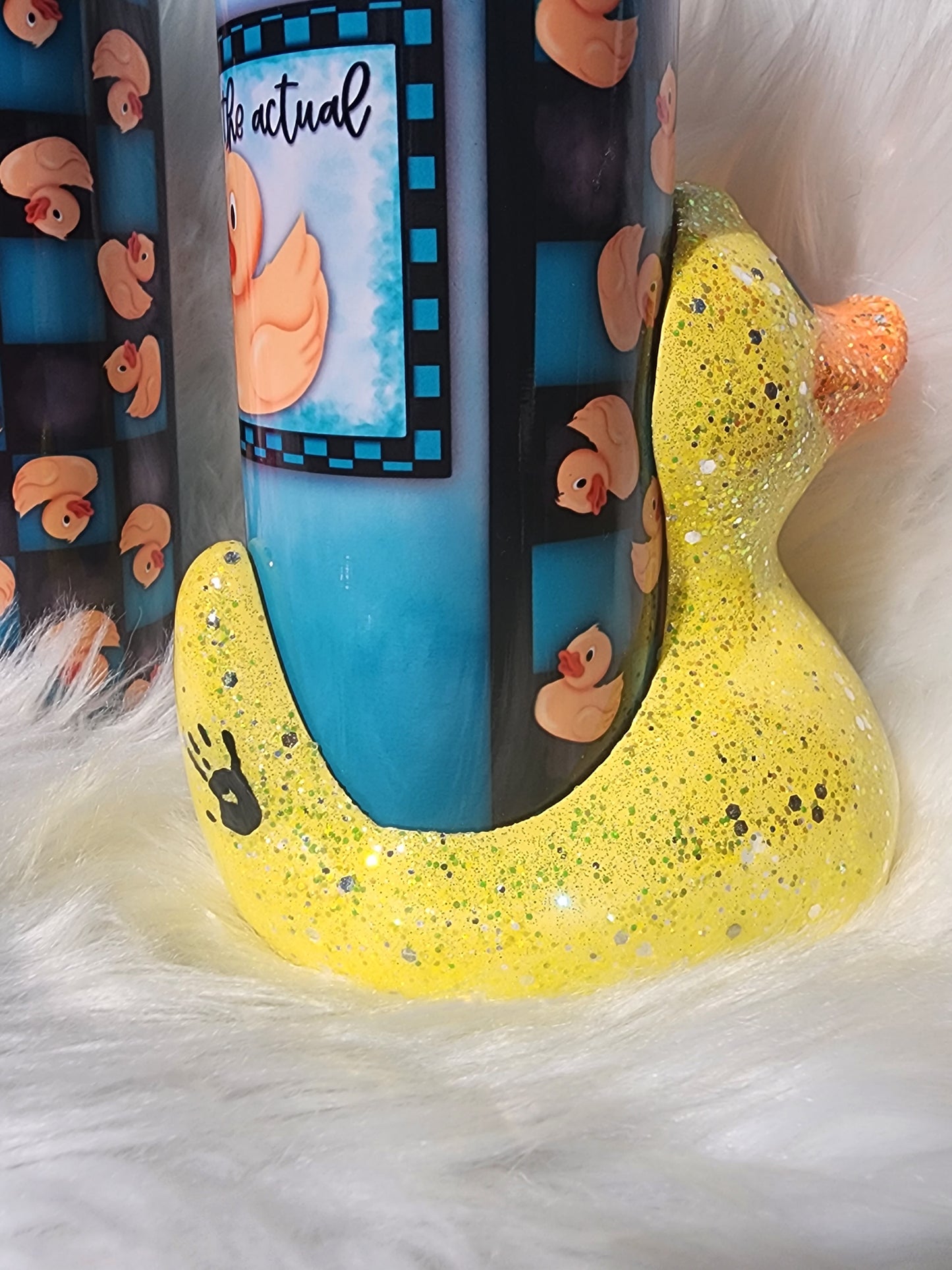 3D Printed Duck Tumbler Sleeve with 20oz Tumbler – Fun Duck Cup