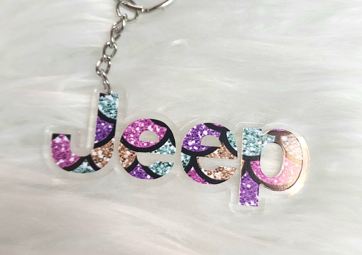 Jeep Acrylic Keychain