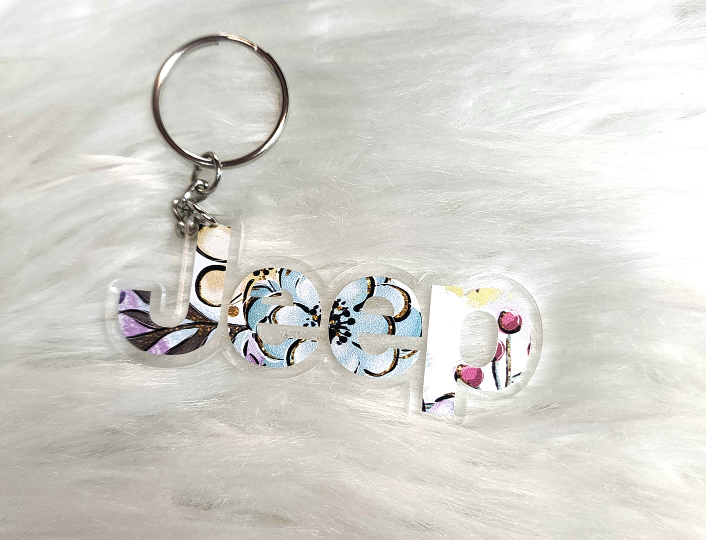 Jeep Acrylic Keychain