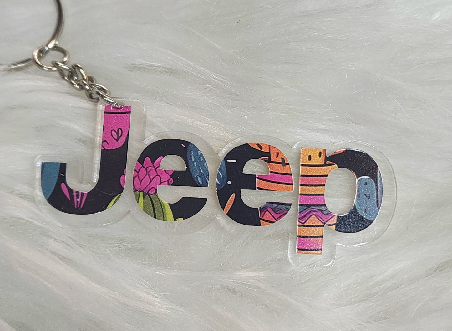 Jeep Acrylic Keychain