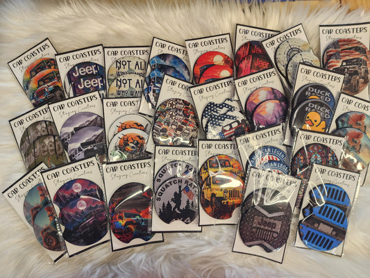 Neoprene Car Coasters