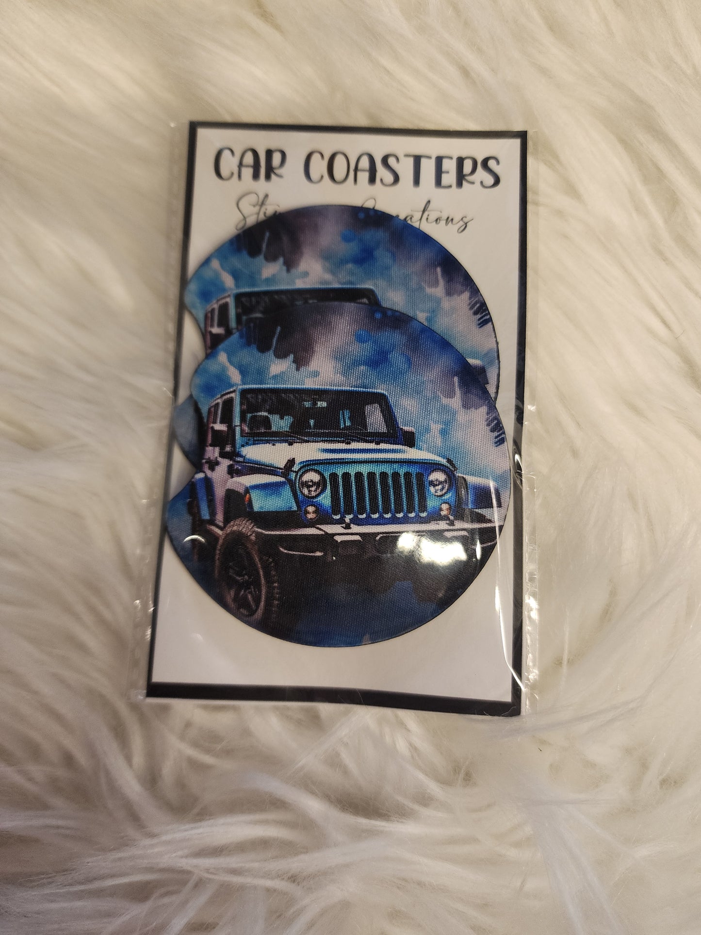 Neoprene Car Coasters