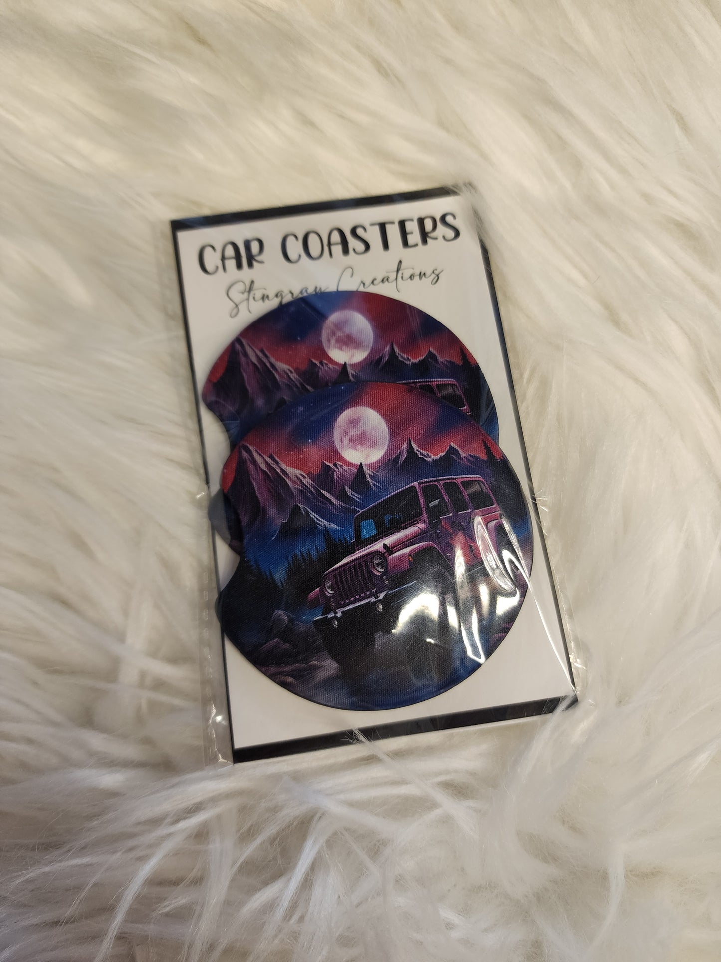 Neoprene Car Coasters