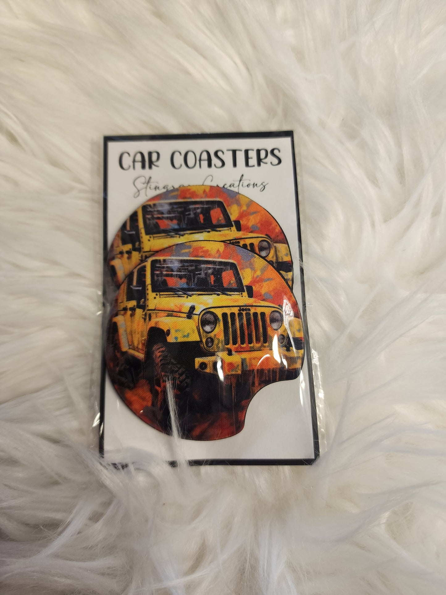 Neoprene Car Coasters