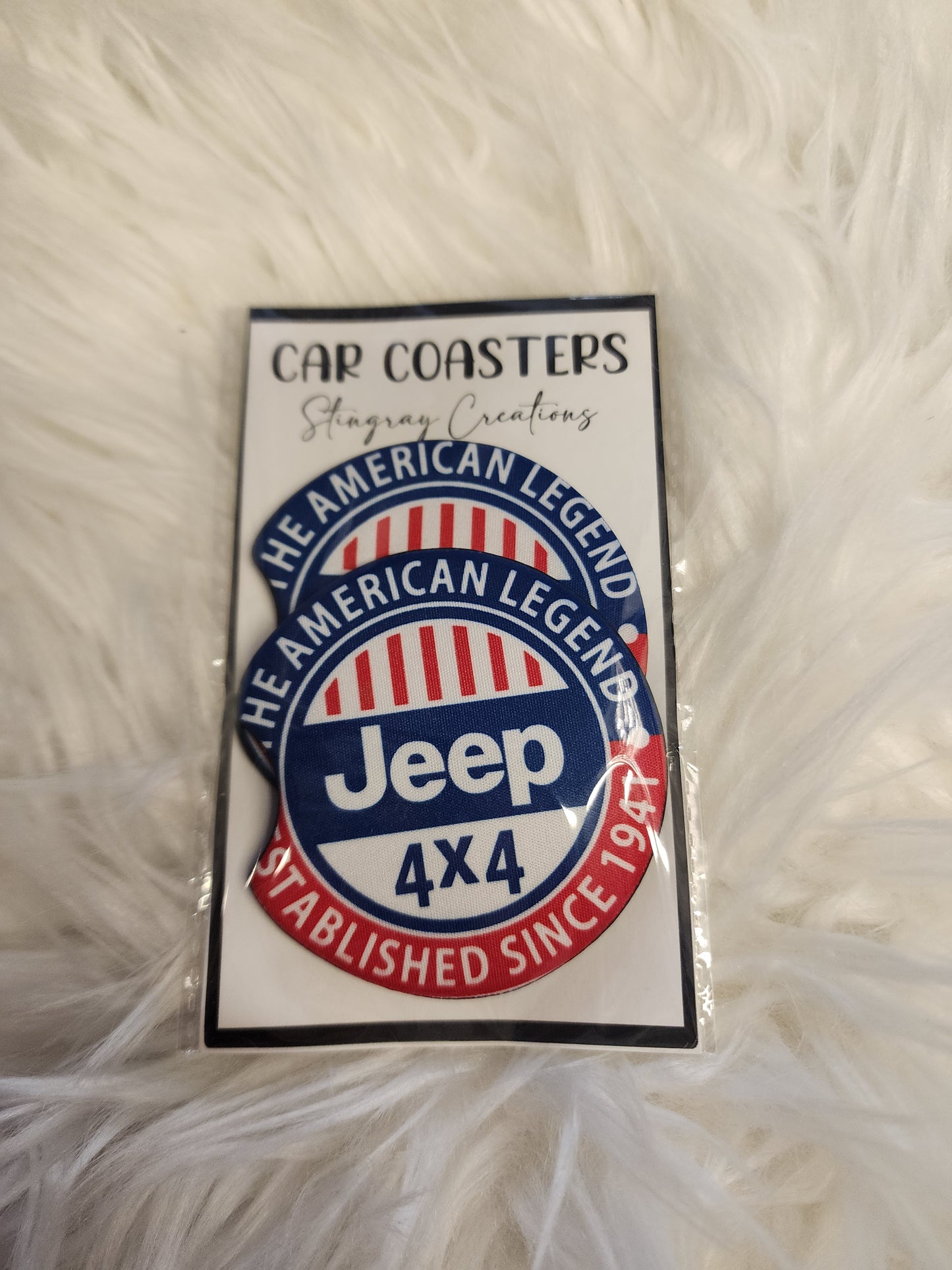 Neoprene Car Coasters