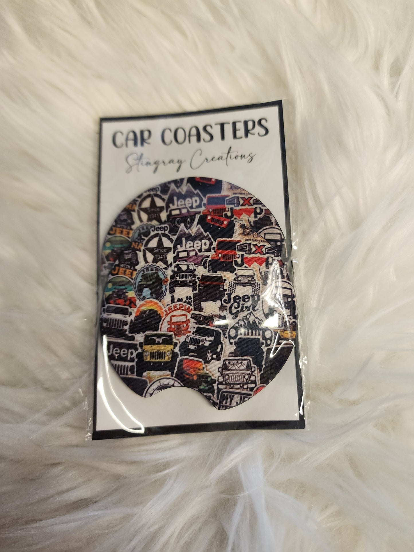 Neoprene Car Coasters
