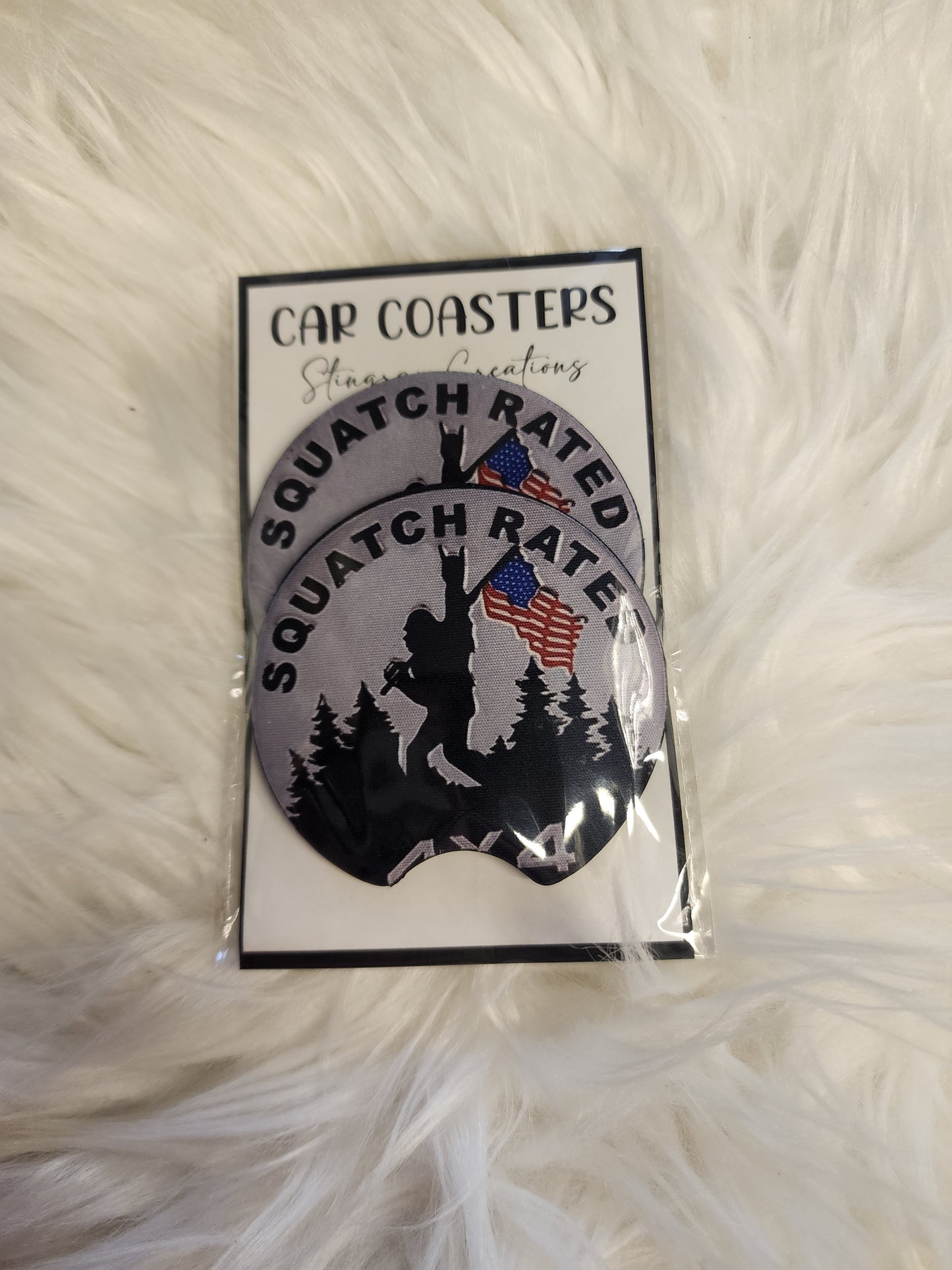 Neoprene Car Coasters