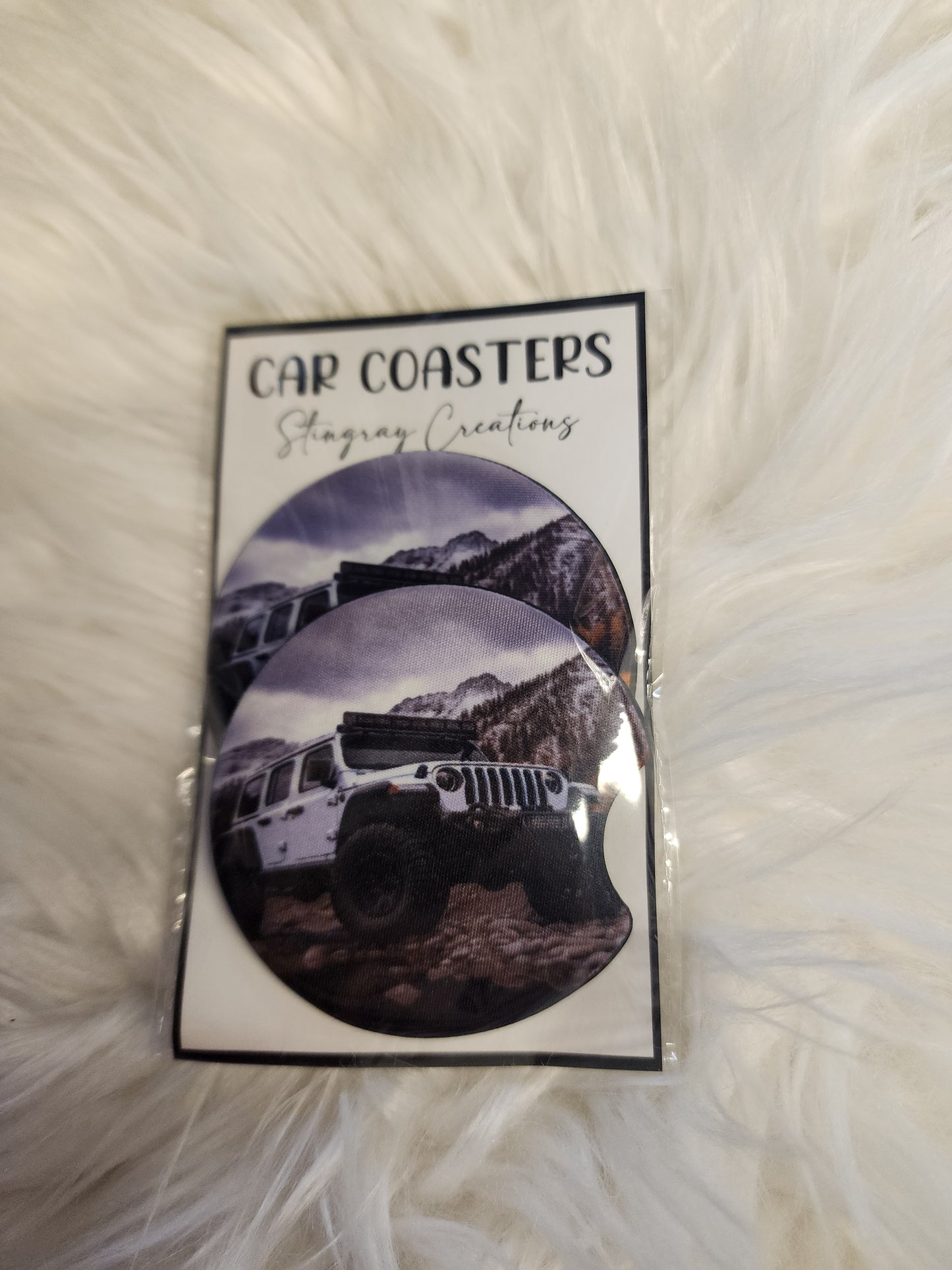 Neoprene Car Coasters