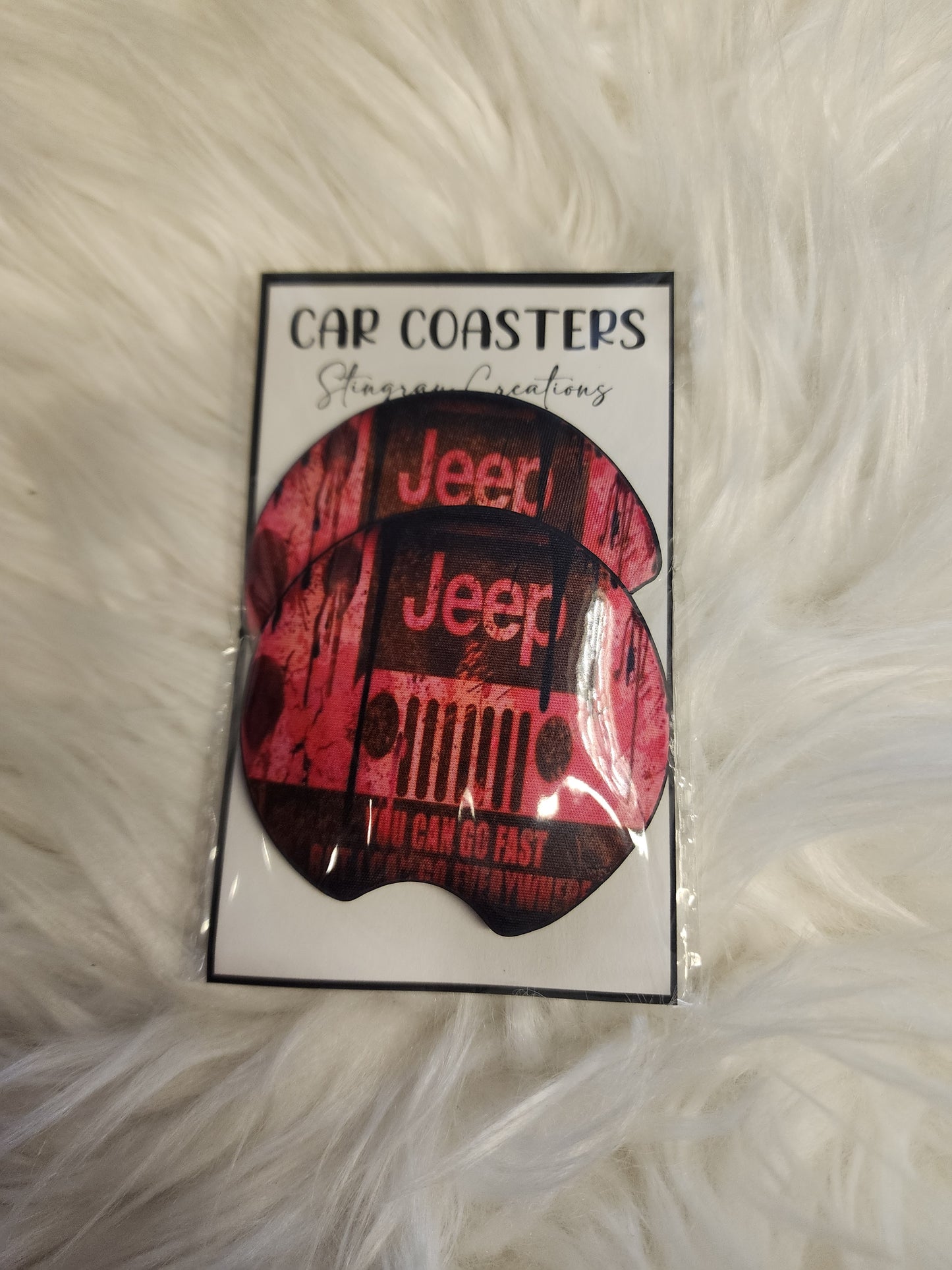 Neoprene Car Coasters
