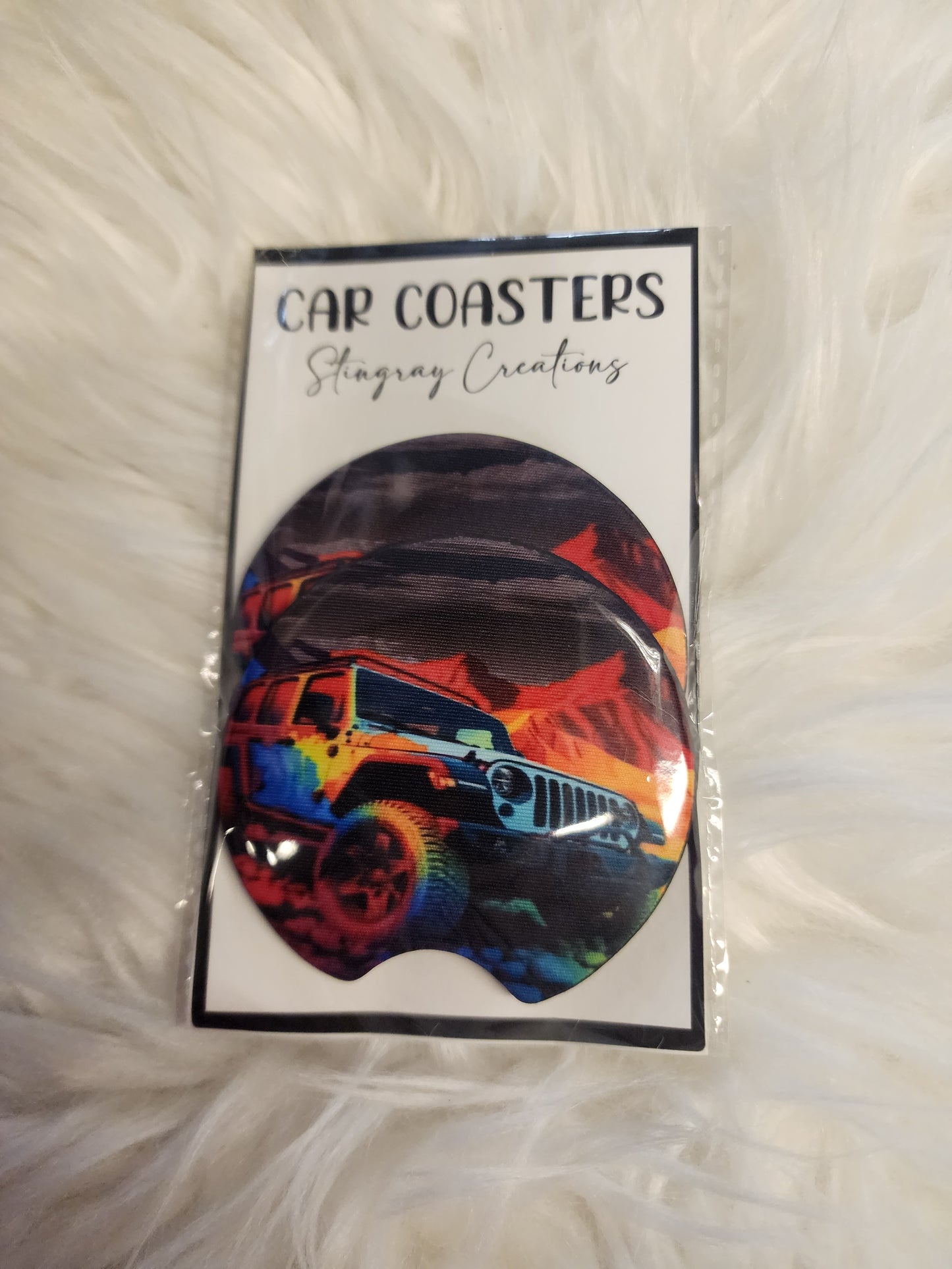 Neoprene Car Coasters