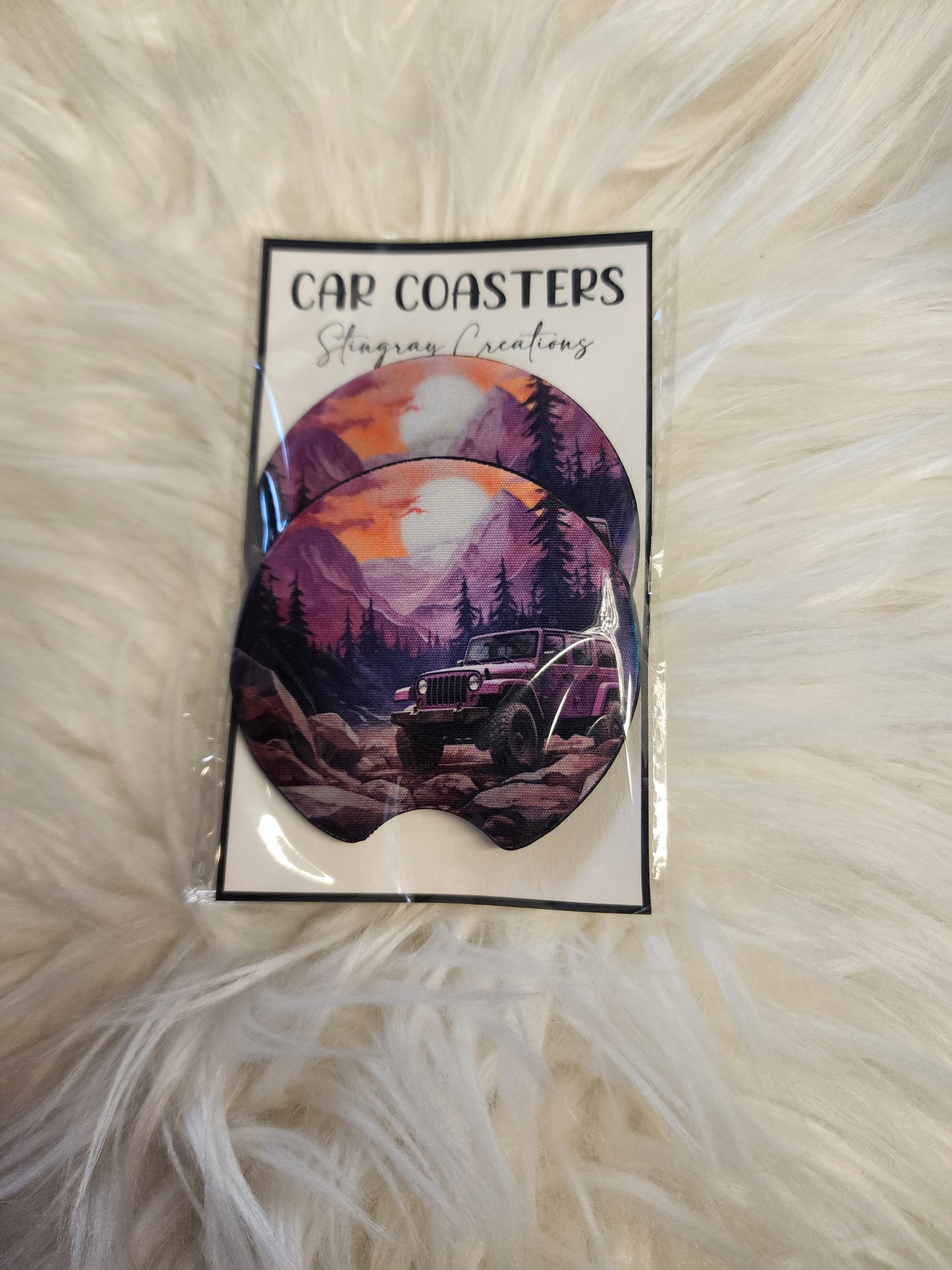 Neoprene Car Coasters