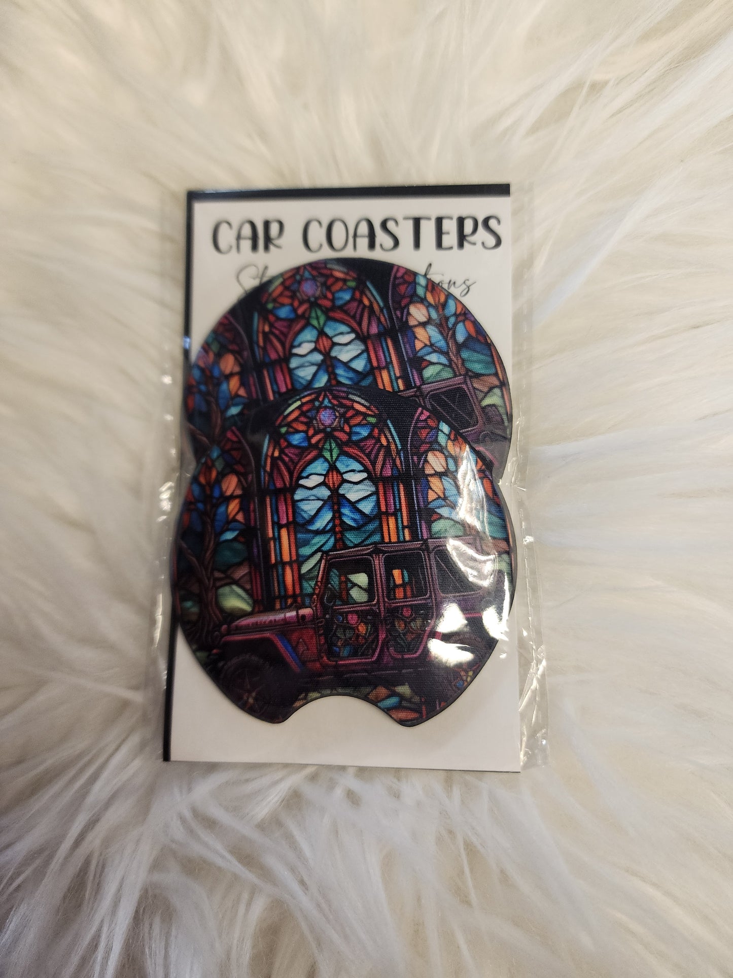 Neoprene Car Coasters