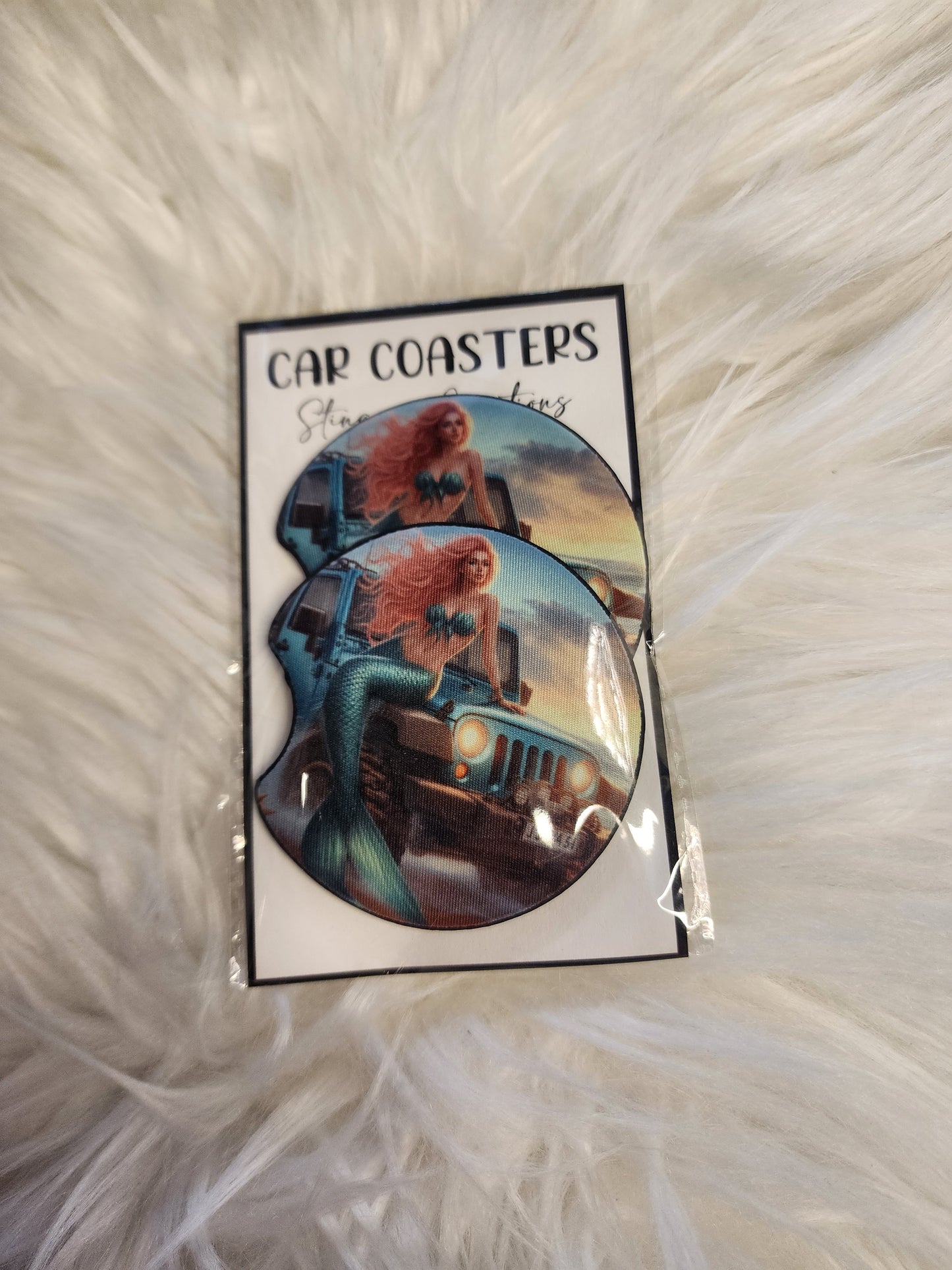 Neoprene Car Coasters