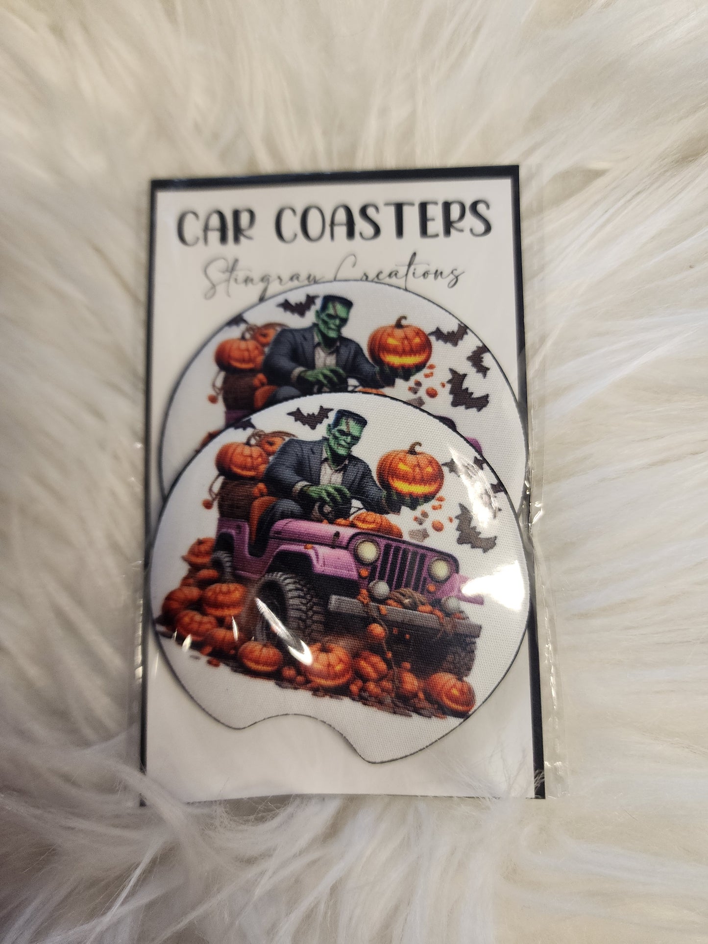 Neoprene Car Coasters