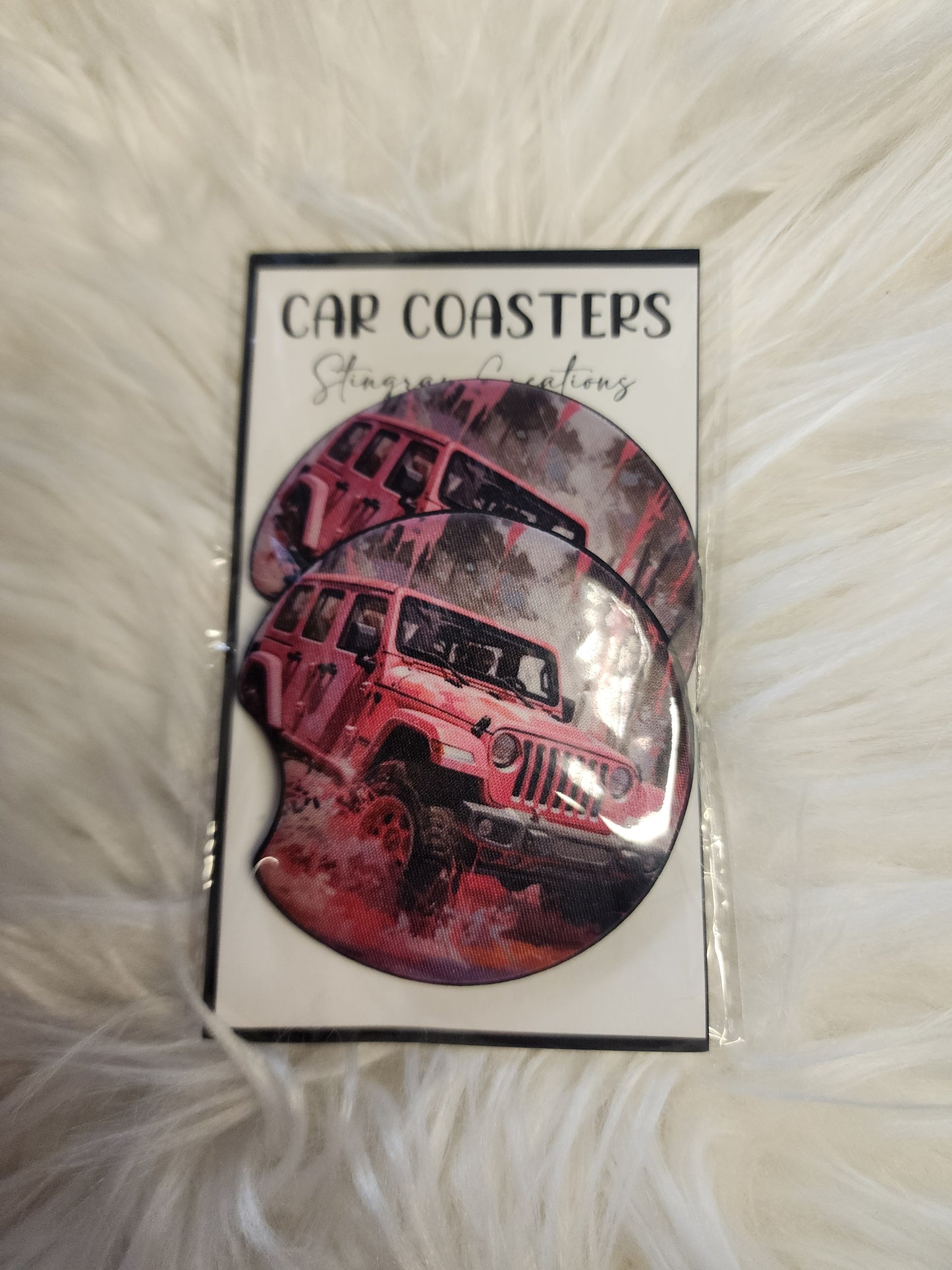 Neoprene Car Coasters