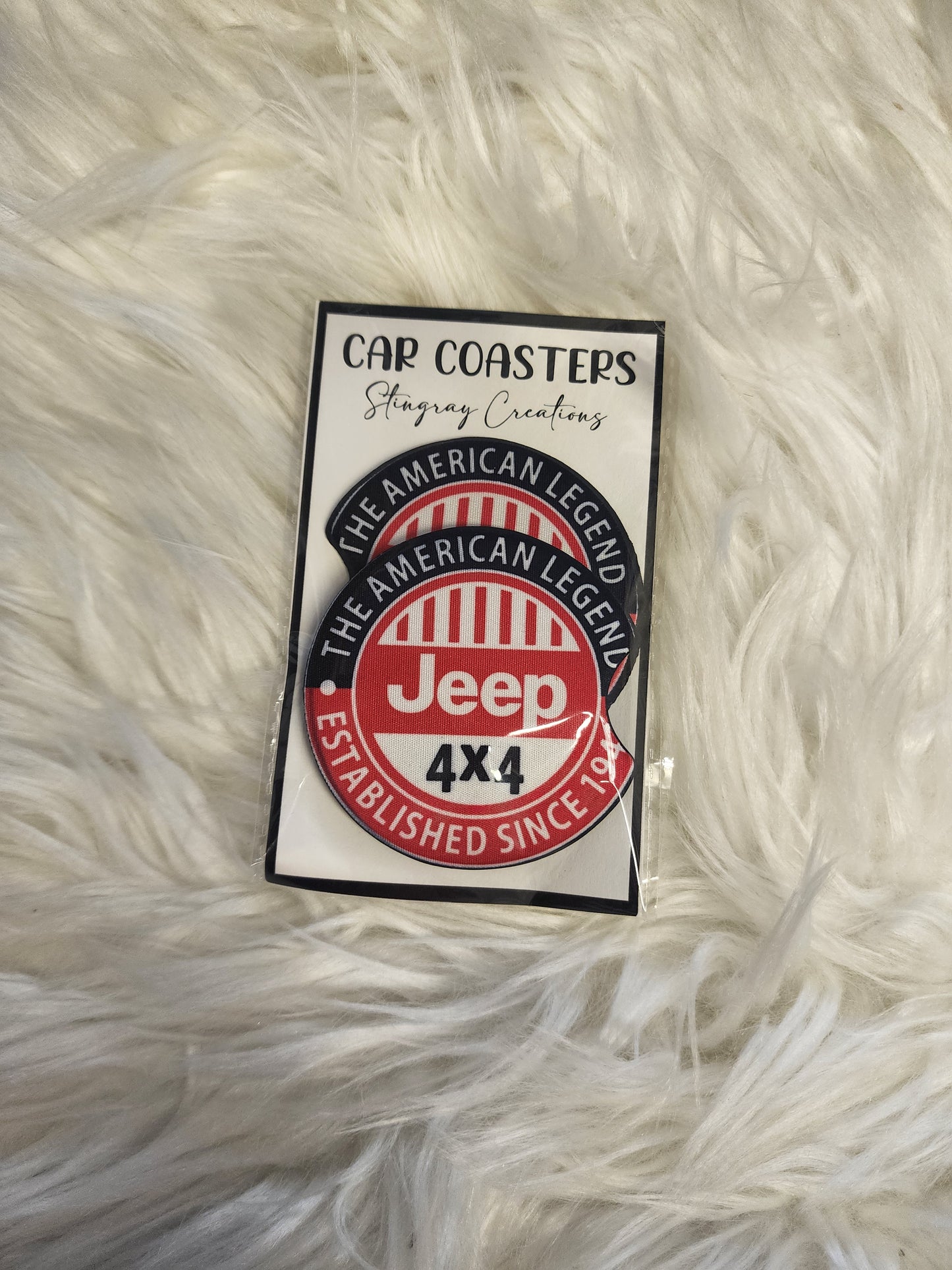 Neoprene Car Coasters