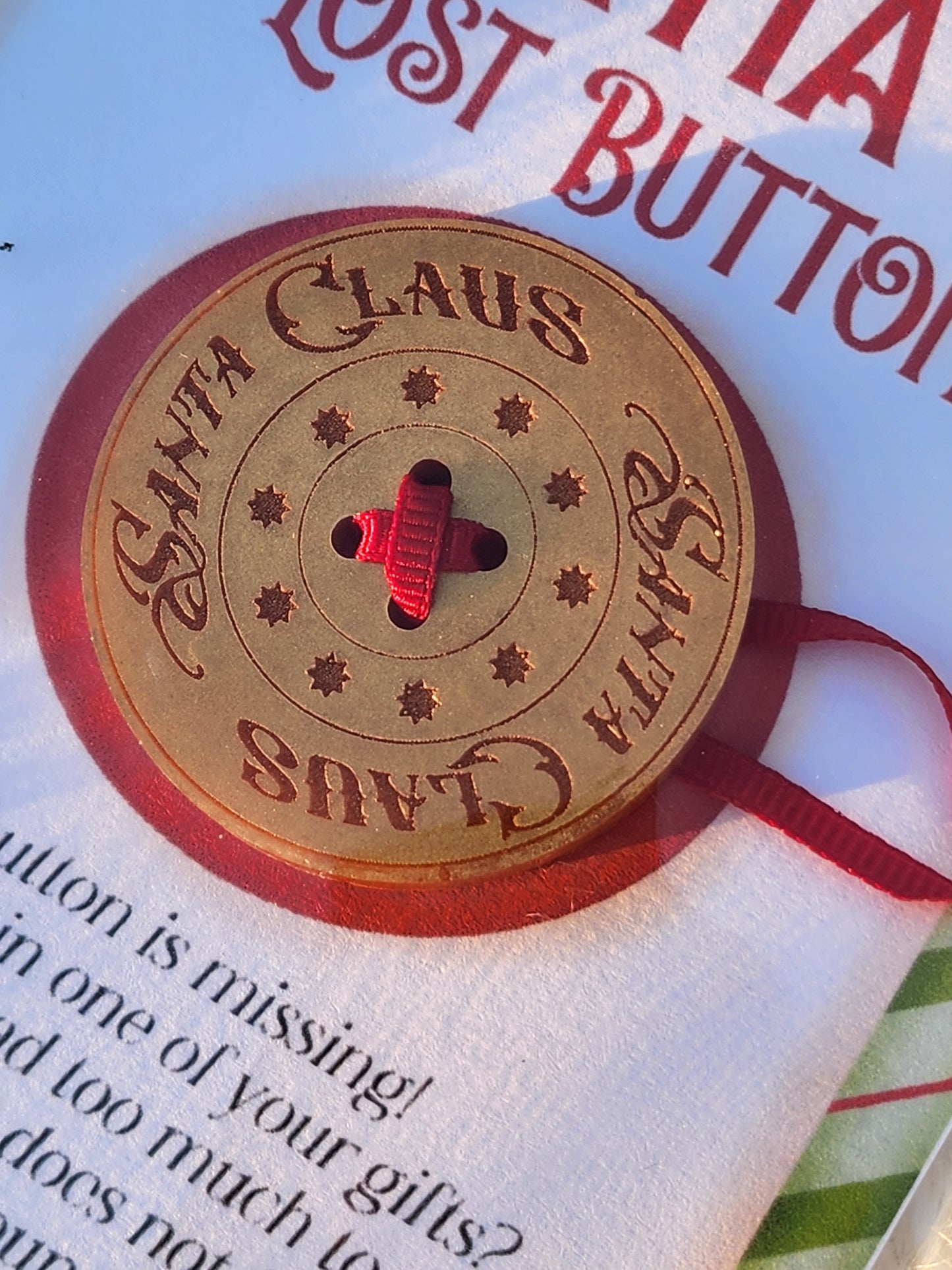 Santas Lost Button