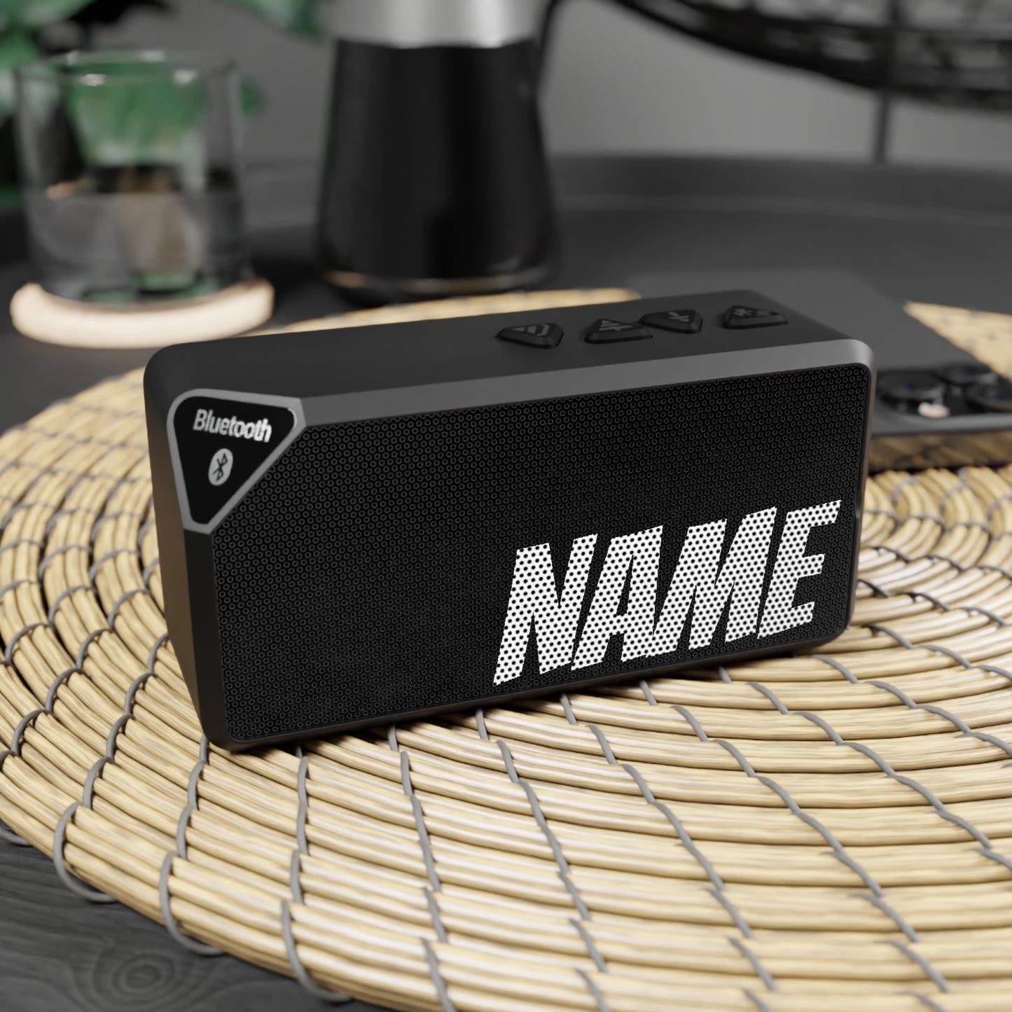 Personalized, Bluetooth Speaker Gadget, Wireless Sound System, Perfect for Parties, Travel, Home Decor, Music Lovers' Gift