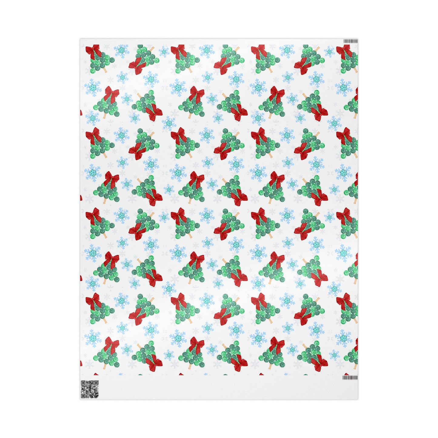 Snowflakes & Paddle Pines (Wrapping Papper)