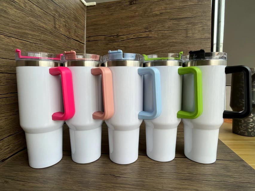 40oz Pink Jeep Duck Tumbler