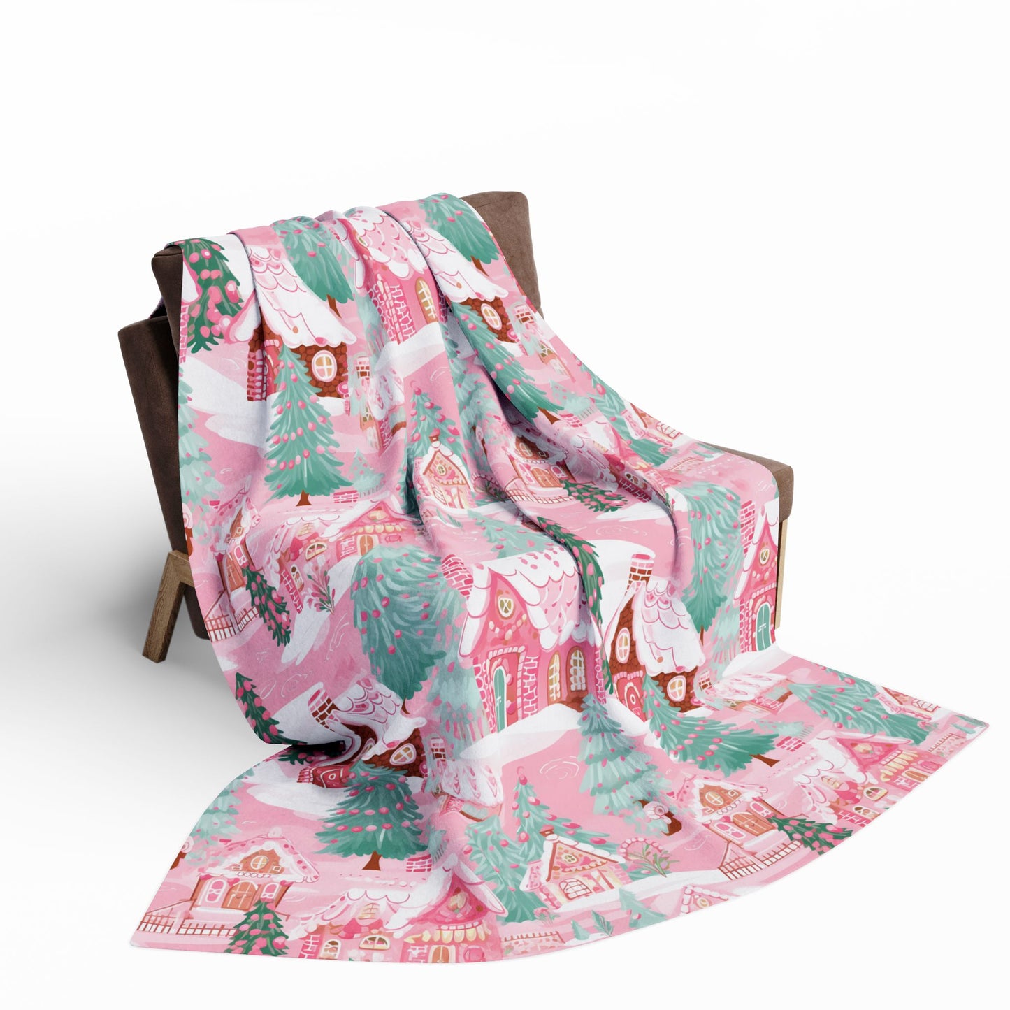 Peppermint Pink Village Blanket