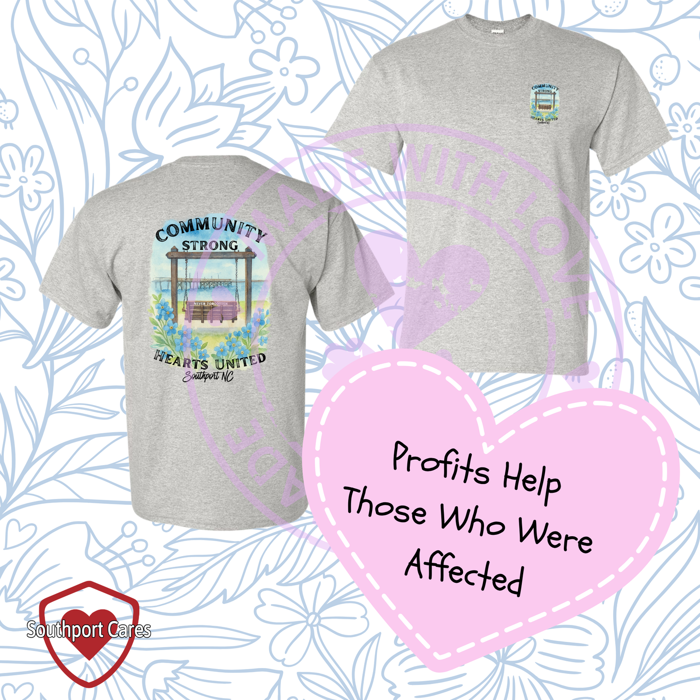 Community Strong, Hearts United, Southport NC (Southport Cares)