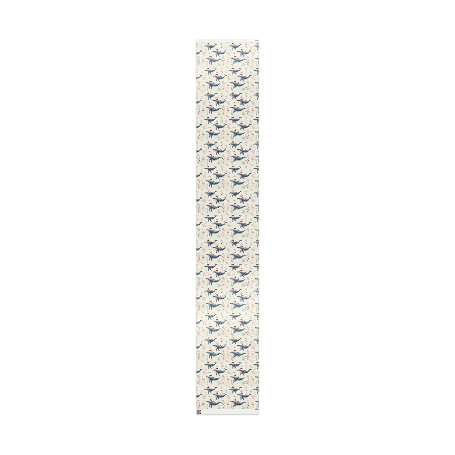 Whimsical Christmas Whale (Wrapping Papper)