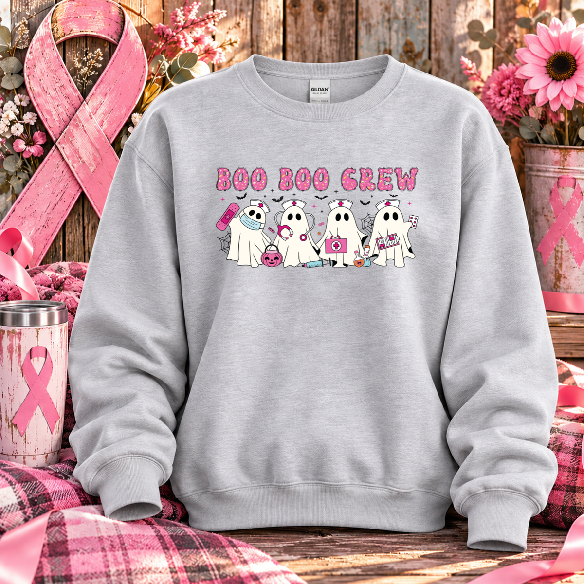 Boo Boo Crew Halloween Medical T-Shirt & Sweatshirt