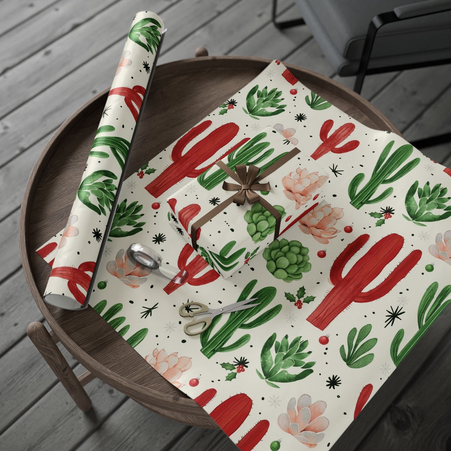 Prickly but Merry (Wrapping Papper)