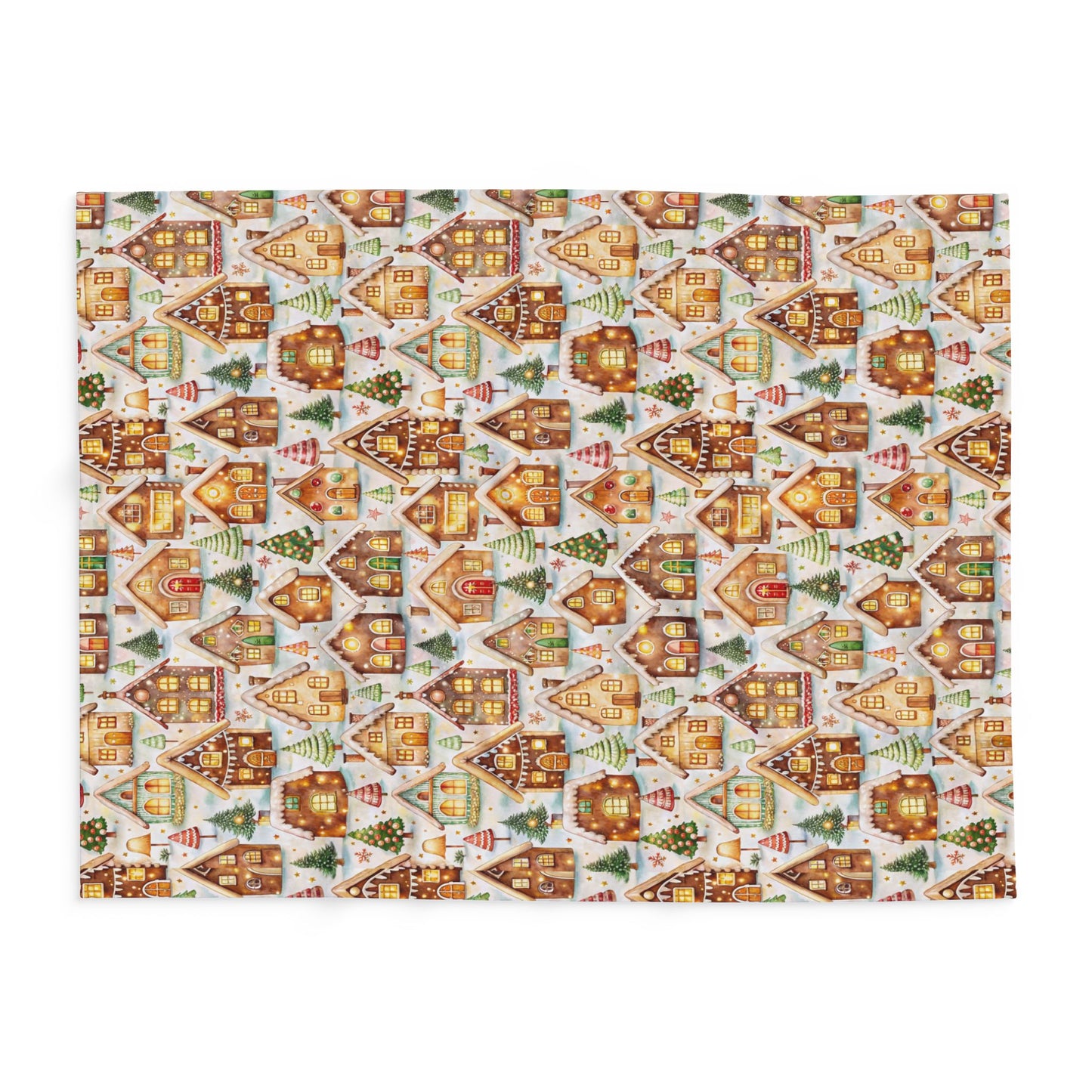 Frosted Gingerbread Lane Blanket