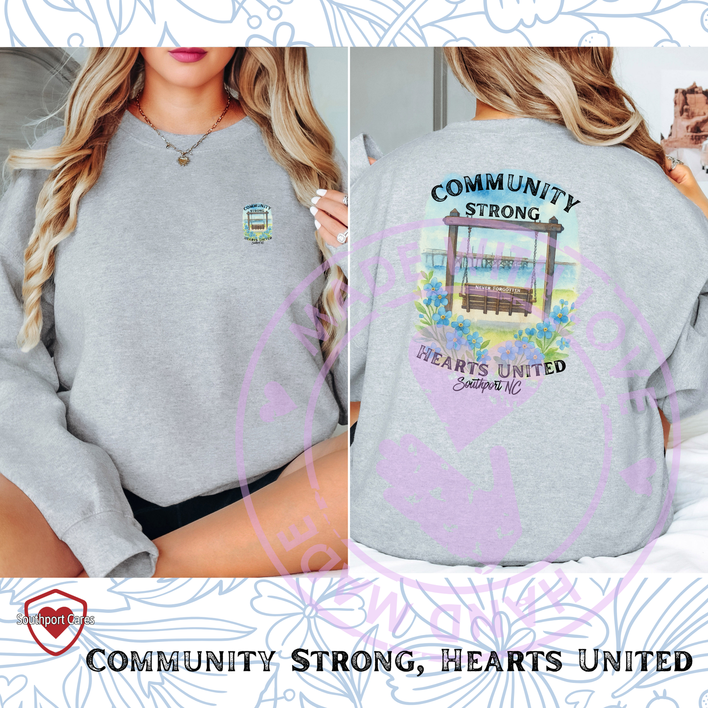 Community Strong, Hearts United, Southport NC (Southport Cares)