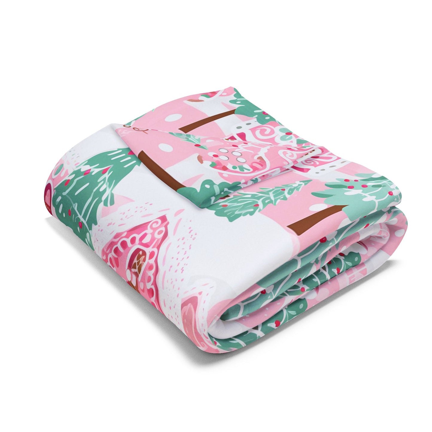 Sugarplum Christmas Town Blanket
